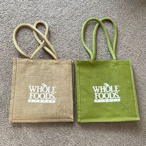 Whole Foods Reusable Shopping Totes